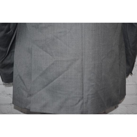 Michael Kors Suit 2 Piece 2 Button Mens Size Jacket 46 L Wool Gray Pants 40 x 31 - Picture 5 of 13